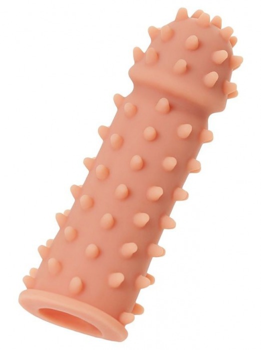 Телесная реалистичная насадка KOKOS Extreme Sleeve 03 с дополнительной стимуляцией - 12,7 см. - KOKOS - в Магнитогорске купить с доставкой