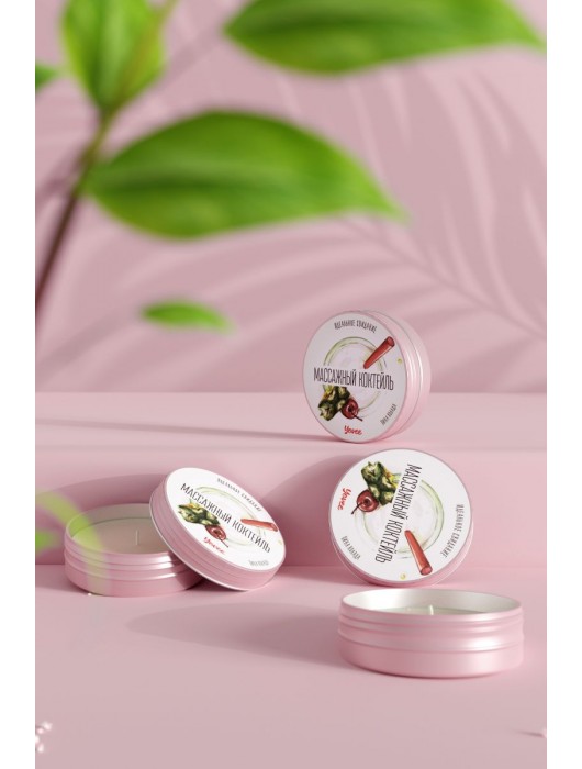 Массажная свеча «Массажный коктейль» с ароматом пина колады - 30 мл. - ToyFa - купить с доставкой в Магнитогорске