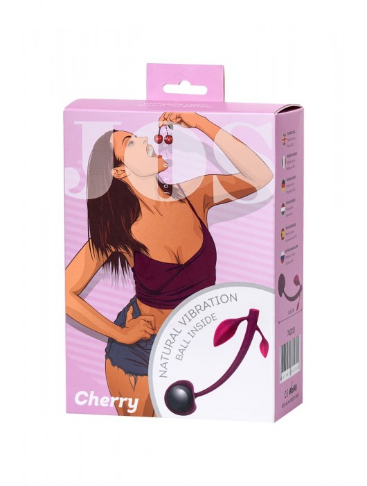 Бордовая вагинальная вишенка WILD CHERRY - 14,5 см. - JOS