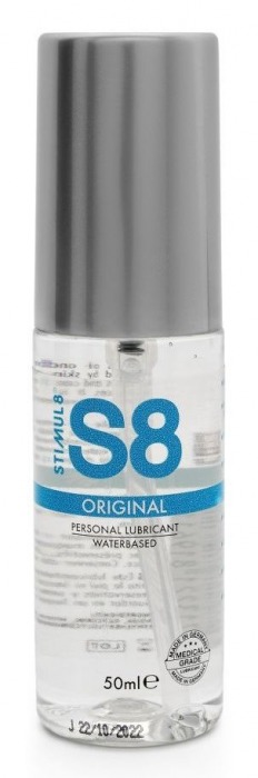 Универсальный лубрикант на водной осноdе S8 Original Lube - 50 мл. - Stimul8 - купить с доставкой в Магнитогорске
