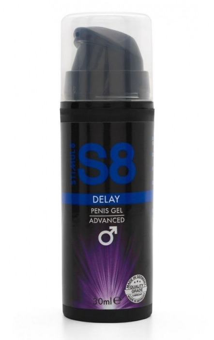Пролонгирующий гель для мужчин S8 Delay Gel - 30 мл. - Stimul8 - купить с доставкой в Магнитогорске