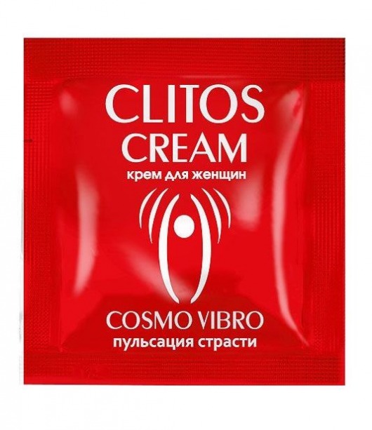Пробник возбуждающего крема для женщин Clitos Cream - 1,5 гр. - Биоритм - купить с доставкой в Магнитогорске
