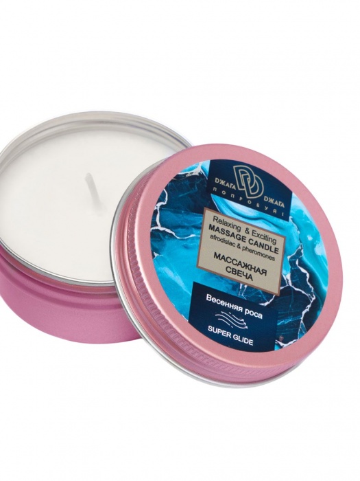 Массажная свеча  Весенняя роса - БиоМед - купить с доставкой в Магнитогорске