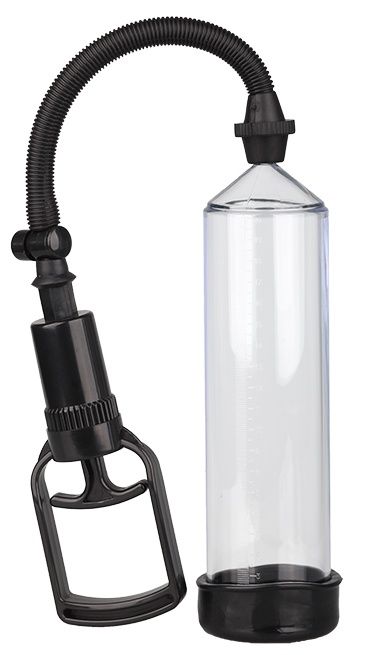 Прозрачная вакуумная помпа TRIGGER HANDLE PENIS PUMP - Dream Toys - в Магнитогорске купить с доставкой