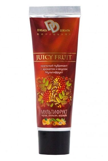 Интимный съедобный лубрикант JUICY FRUIT с ароматом фруктов - 30 мл. - БиоМед - купить с доставкой в Магнитогорске