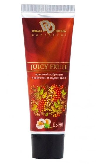 Интимный съедобный лубрикант JUICY FRUIT с ароматом дыни - 30 мл. - БиоМед - купить с доставкой в Магнитогорске