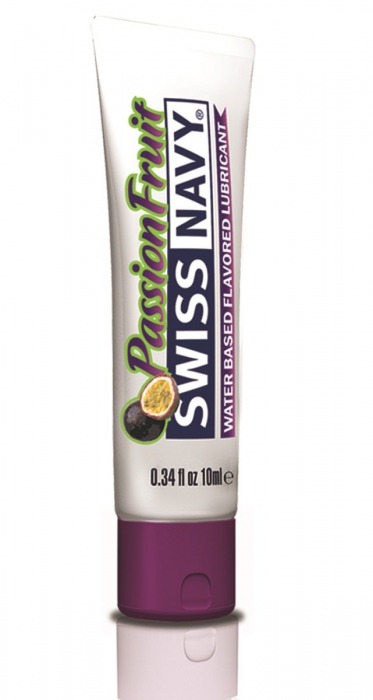 Лубрикант Swiss Navy Passion Fruit Lube с ароматом маракуйи - 10 мл. - Swiss navy - купить с доставкой в Магнитогорске