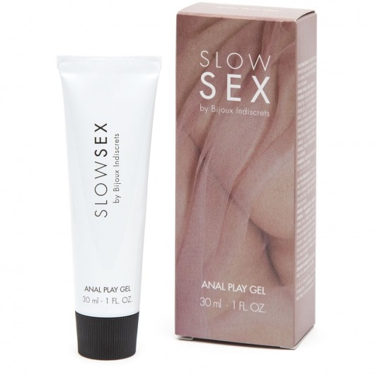 Лубрикант на водной основе Slow Sex Anal Play Gel - 30 мл. - Bijoux Indiscrets - купить с доставкой в Магнитогорске