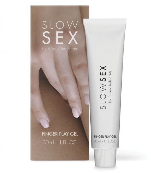 Гель для мастурбации с ароматом кокоса Slow Sex Finger Play Gel - 30 мл. - Bijoux Indiscrets - купить с доставкой в Магнитогорске
