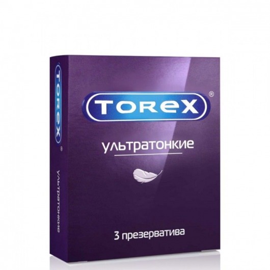 Презервативы Torex  Ультратонкие  - 3 шт. - Torex - купить с доставкой в Магнитогорске