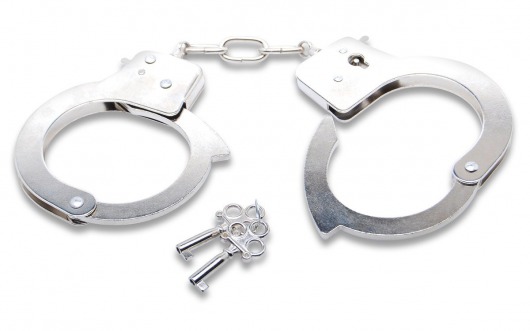 Наручники с ключами Official Handcuffs - Pipedream - купить с доставкой в Магнитогорске