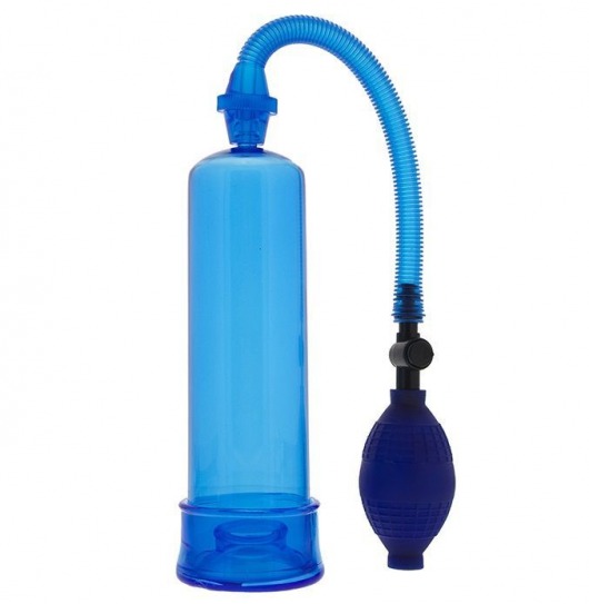 Синяя вакуумная помпа MENZSTUFF PENIS ENLARGER - Dream Toys - в Магнитогорске купить с доставкой