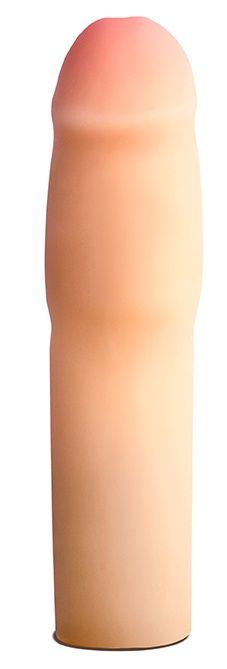 Телесная насадка-удлинитель на пенис PERFORMANCE 1.5INCH COCK XTENDER - 16 см. - Blush Novelties - в Магнитогорске купить с доставкой