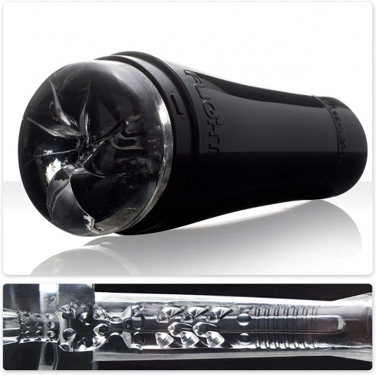 Черный мастурбатор-анус Fleshlight - Flight Pilot - Fleshlight - в Магнитогорске купить с доставкой