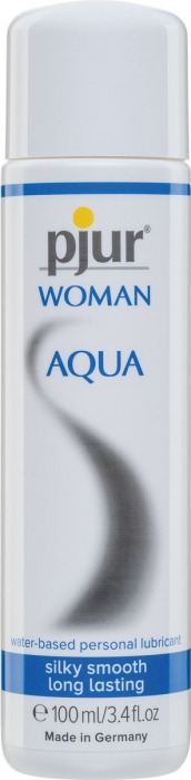 Лубрикант на водной основе pjur WOMAN Aqua - 100 мл. - Pjur - купить с доставкой в Магнитогорске