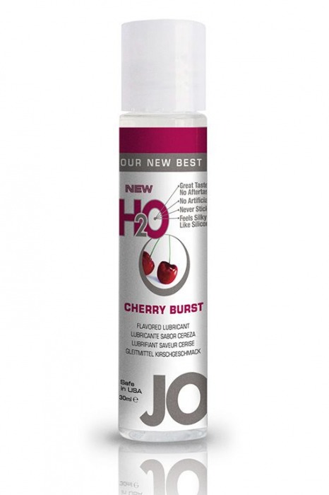 Ароматизированный лубрикант JO Flavored Cherry - 30 мл. - System JO - купить с доставкой в Магнитогорске