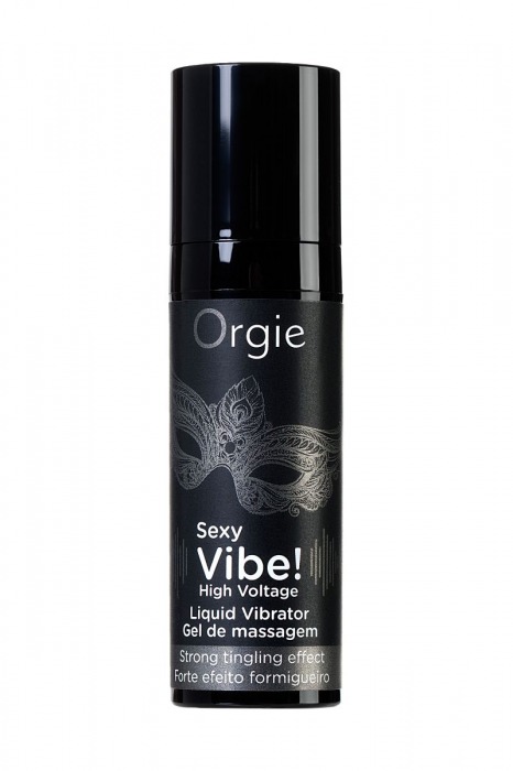 Гель для массажа ORGIE Sexy Vibe High Voltage с эффектом вибрации - 15 мл. - ORGIE - купить с доставкой в Магнитогорске