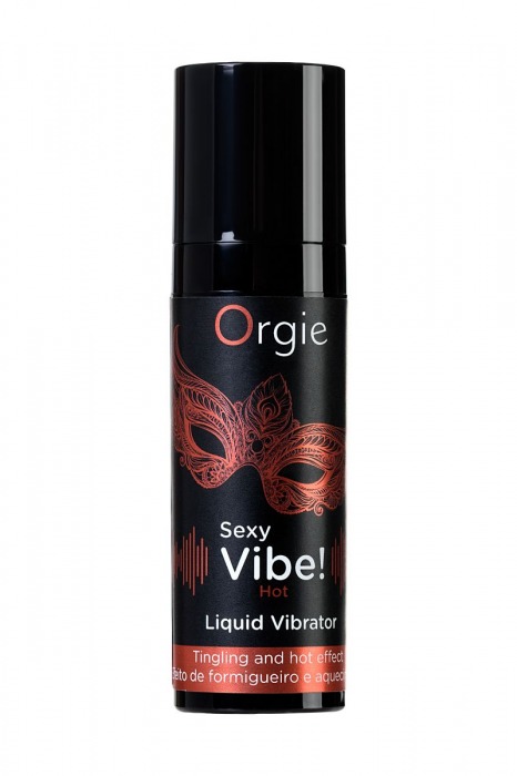 Разогревающий гель для массажа ORGIE Sexy Vibe Hot с эффектом вибрации - 15 мл. - ORGIE - купить с доставкой в Магнитогорске