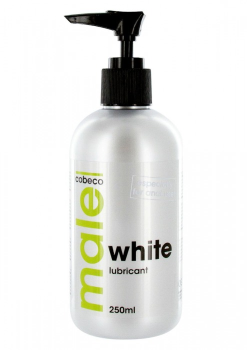 Анальная смазка на водной основе MALE Cobeco White Lubricant - 250 мл. - Cobeco - купить с доставкой в Магнитогорске