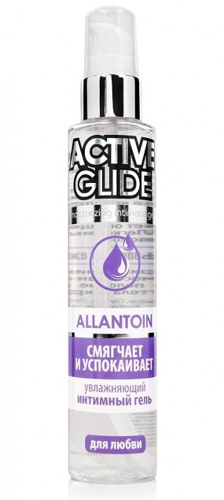 Увлажняющий интимный гель Active Glide Allantoin - 100 гр. - Биоритм - купить с доставкой в Магнитогорске