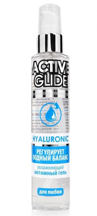 Увлажняющий интимный гель Active Glide Hyaluronic - 100 гр. - Биоритм - купить с доставкой в Магнитогорске