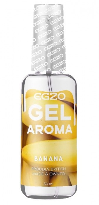 Интимный лубрикант EGZO AROMA с ароматом банана - 50 мл. - EGZO - купить с доставкой в Магнитогорске