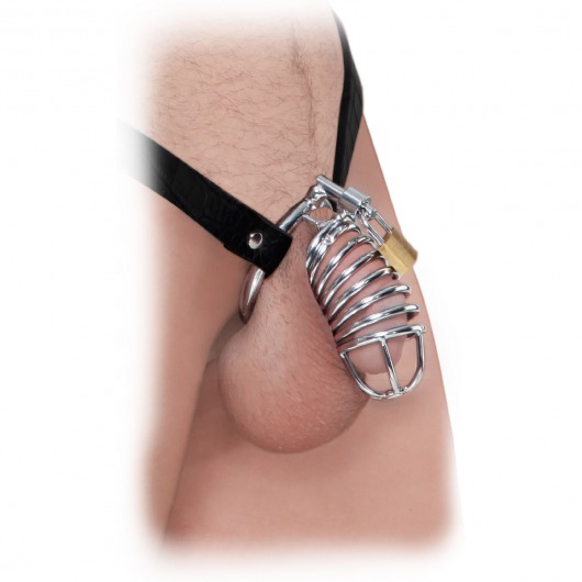 Кольцо верности Extreme Chastity Belt с фиксацией головки - Pipedream - купить с доставкой в Магнитогорске