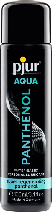 Лубрикант на водной основе с пантенолом pjur AQUA Panthenol - 100 мл. - Pjur - купить с доставкой в Магнитогорске