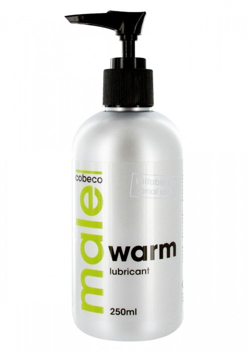 Лубрикант с согревающим эффектом MALE Cobeco Warm Lubricant - 250 мл. - Cobeco - купить с доставкой в Магнитогорске