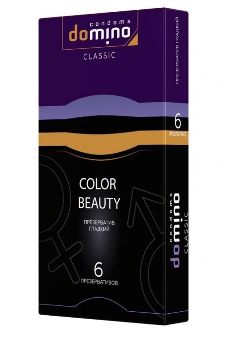 Разноцветные презервативы DOMINO Colour Beauty - 6 шт. - Domino - купить с доставкой в Магнитогорске