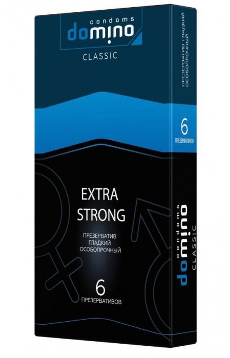 Суперпрочные презервативы DOMINO Extra Strong - 6 шт. - Domino - купить с доставкой в Магнитогорске