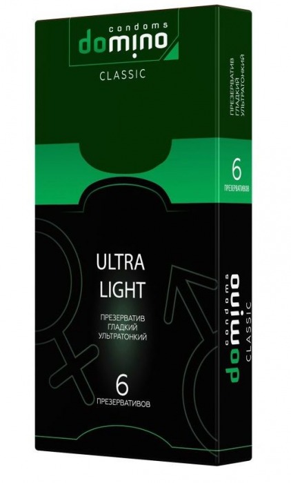 Супертонкие презервативы DOMINO Ultra Light - 6 шт. - Domino - купить с доставкой в Магнитогорске
