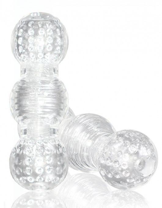 Прозрачный фигурный мастурбатор Master Stroker - Blush Novelties - в Магнитогорске купить с доставкой