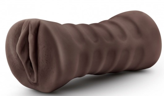 Коричневый мастурбатор-вагина Hot Chocolate Brianna - Blush Novelties - в Магнитогорске купить с доставкой