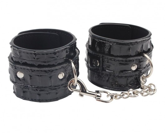 Черные наручники Surrender Wrist Restraints - Chisa - купить с доставкой в Магнитогорске