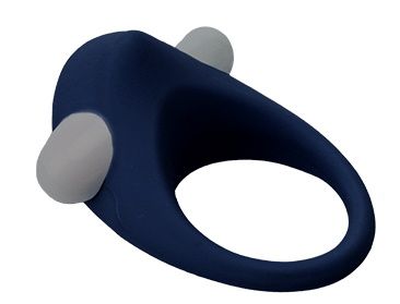 Гладкое синее эрекционное виброкольцо STIMU RING - Dream Toys - в Магнитогорске купить с доставкой