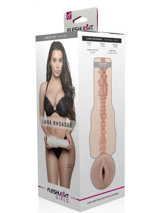 Мастурбатор-вагина Fleshlight Girls - Lana Rhoades Destiny - Fleshlight - в Магнитогорске купить с доставкой