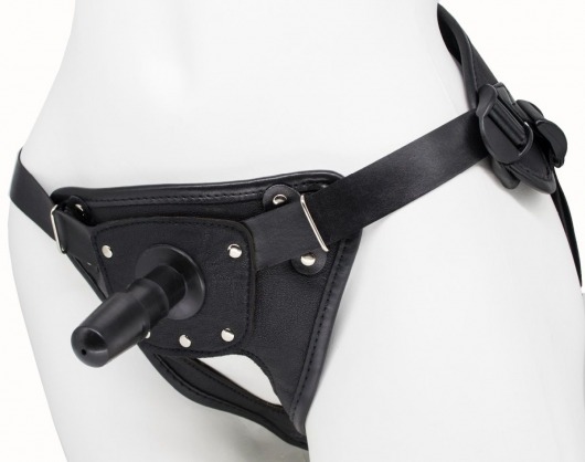 Черный пояс для насадок BEST CLASS STRAP - LOVETOY (А-Полимер) - купить с доставкой в Магнитогорске