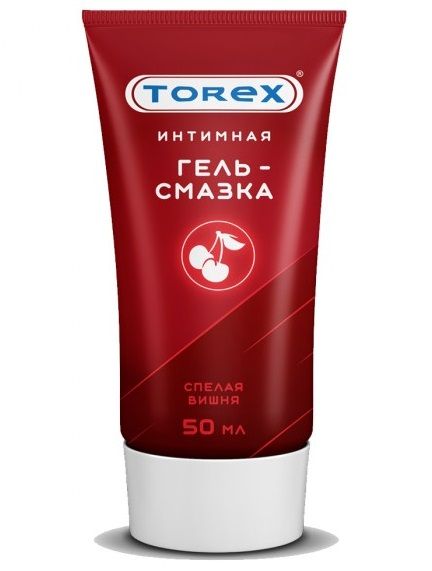 Смазка на водной основе TOREX  Спелая вишня  - 50 мл. - Torex - купить с доставкой в Магнитогорске