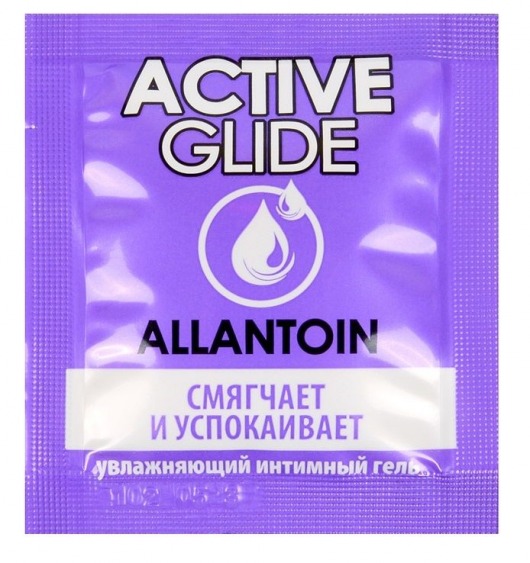 Лубрикант на водной основе Active Glide с аллантоином - 3 гр. - Биоритм - купить с доставкой в Магнитогорске