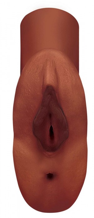 Коричневый мастурбатор Perfect Pussy Double Stroker - Pipedream - в Магнитогорске купить с доставкой