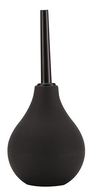 Черный анальный душ ANAL DOUCHE с прямым наконечником - Dream Toys - купить с доставкой в Магнитогорске