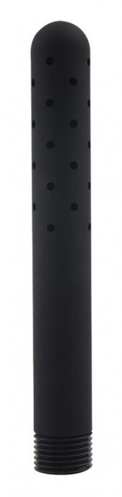 Черная насадка для анального душа ANAL DOUCHE - 15 см. - Dream Toys - купить с доставкой в Магнитогорске