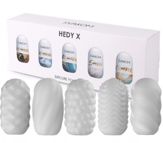 Набор из 5 мастурбаторов Hedy X5 Mixed - Svakom - в Магнитогорске купить с доставкой