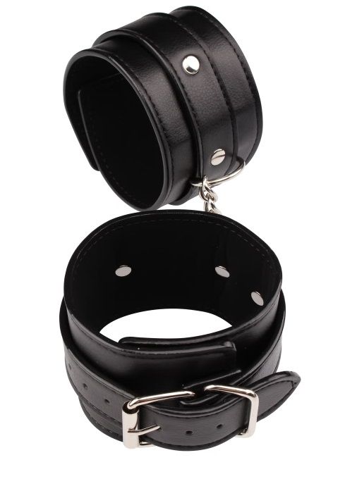Черные оковы Classic Ankle Cuffs - Chisa - купить с доставкой в Магнитогорске