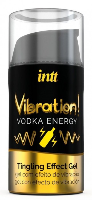 Жидкий интимный гель с эффектом вибрации Vibration! Vodka Energy - 15 мл. - INTT - купить с доставкой в Магнитогорске