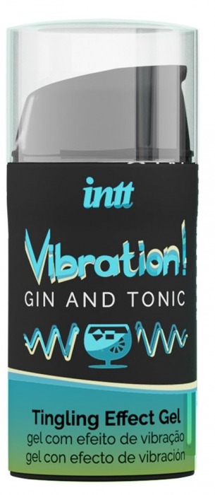 Жидкий интимный гель с эффектом вибрации Vibration! Gin   Tonic - 15 мл. - INTT - купить с доставкой в Магнитогорске