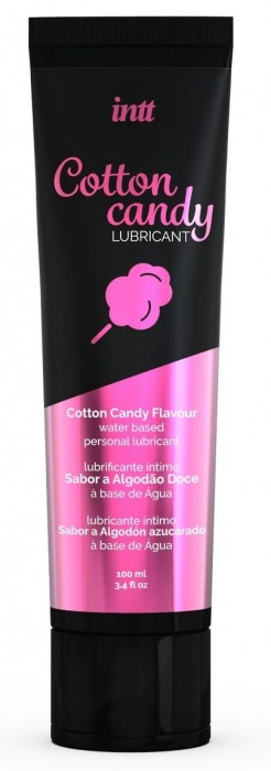 Интимный гель на водной основе Cotton Candy Lubricant - 100 мл. - INTT - купить с доставкой в Магнитогорске