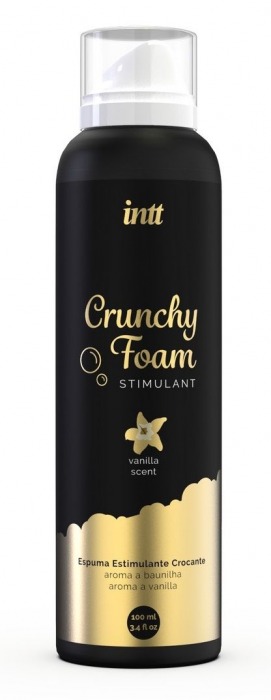 Пенка для массажа Crunchy Foam Stimulant Vanilla - 100 мл. - INTT - купить с доставкой в Магнитогорске