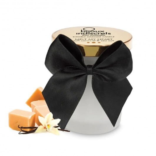 Массажная свеча Melt My Heart с ароматом карамели - 70 мл. - Bijoux Indiscrets - купить с доставкой в Магнитогорске